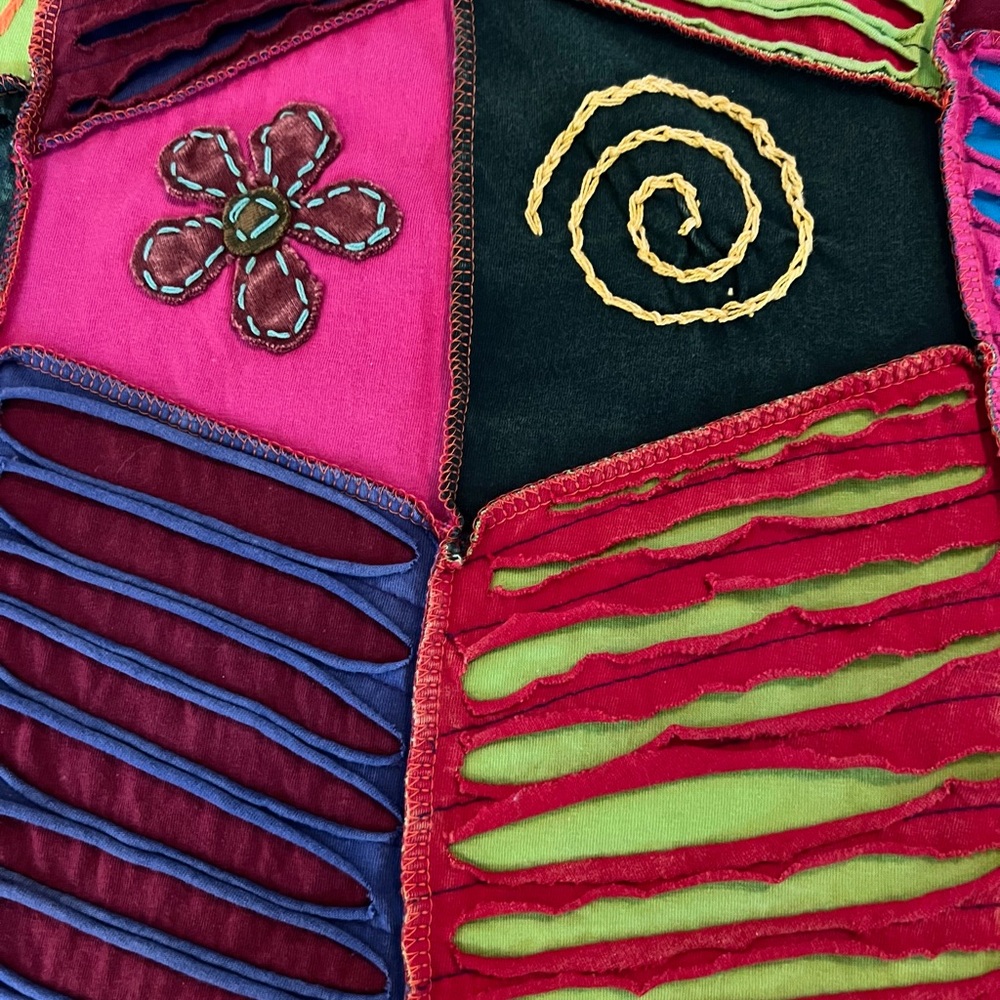 A Classy Chic Boutique Colorful Patchwork Tank Top - image 10